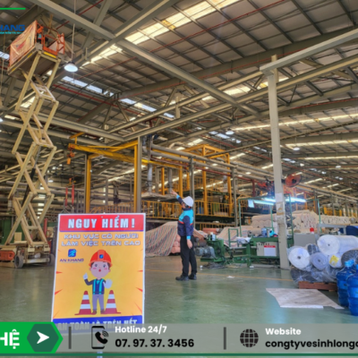 Dịch vụ vệ sinh công nghiệp tại KCN Trần Anh Tân Phú, Long An